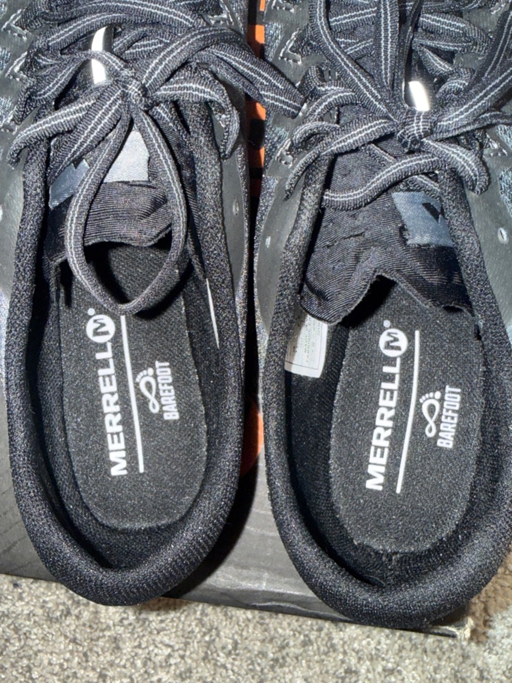 Merrell Barefoot Vibram Black and Gray Training Sneakers. Size 11 New in box - Picture 5 of 6
